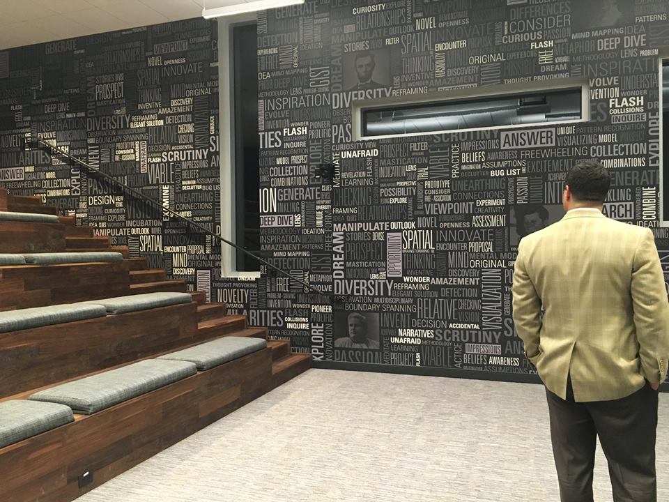 David at the John P. Lowth Entrepreneurship Center